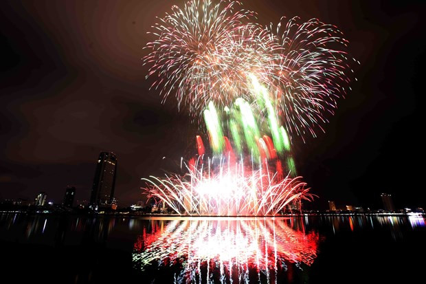 Festival Internacional de Fuegos Artificiales en Da Nang (Fotografía: VNA)