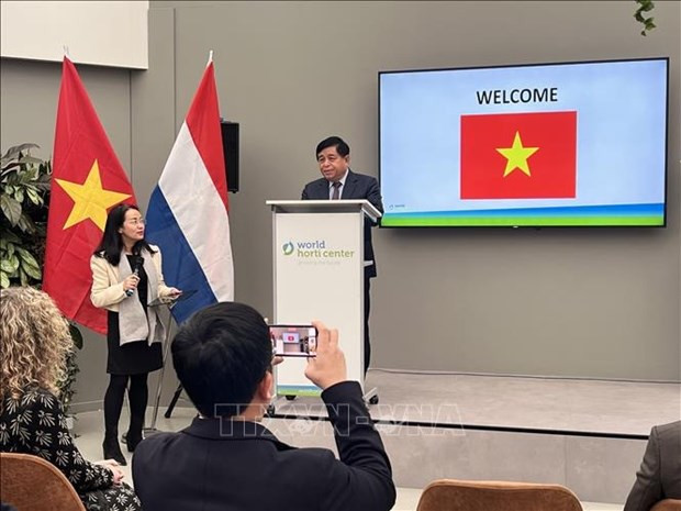 El Ministro de Planificación e Inversión de Vietnam, Nguyen Chi Dung, en el evento (Fotografía: VNA)