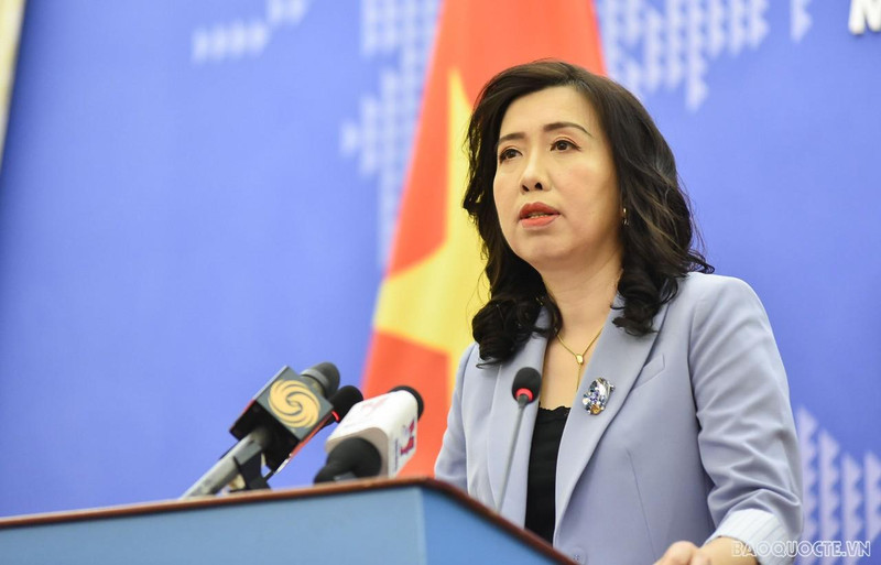 La vocera de la Cancillería, Le Thi Thu Hang. (Fotografía: baoquocte.vn)