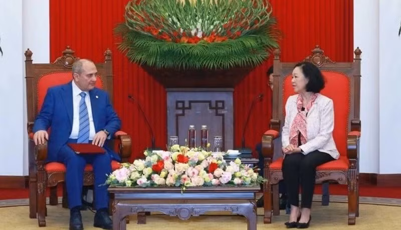 En la cita (Fotografía: VNA)