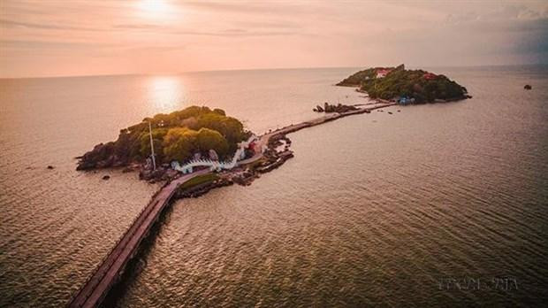 La isla Da Bac es una atracción de la comuna de Binh Khanh Tay, distrito de Tran Van Thoi, provincia de Ca Mau. (Fotografía: VNA)