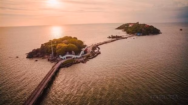 La isla Da Bac es una atracción de la comuna de Binh Khanh Tay, distrito de Tran Van Thoi, provincia de Ca Mau. (Fotografía: VNA)