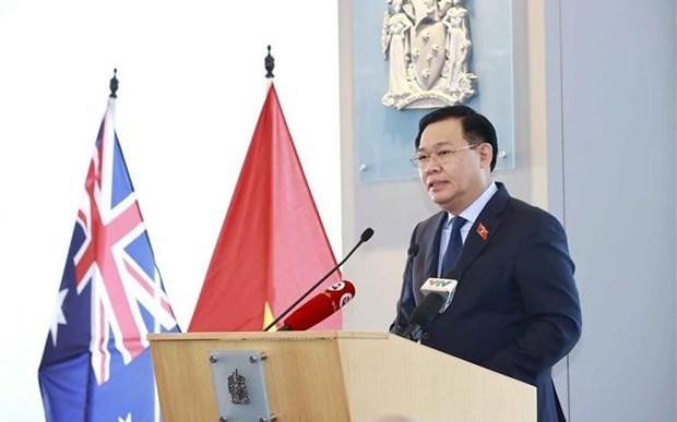 El presidente de la Asamblea Nacional de Vietnam, Vuong Dinh Hue. (Fotografía: VNA)