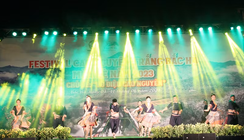 Una actuación artística en el evento (Fotografía: baodantoc.vn)