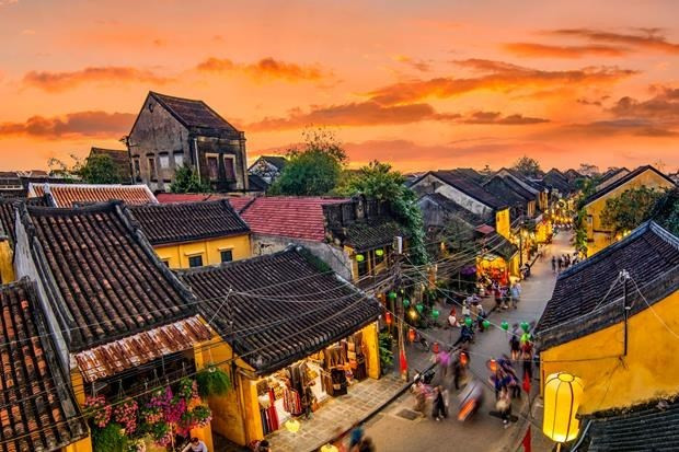 En el antiguo casco de Hoi An (Fotografía: Vietnamplus)