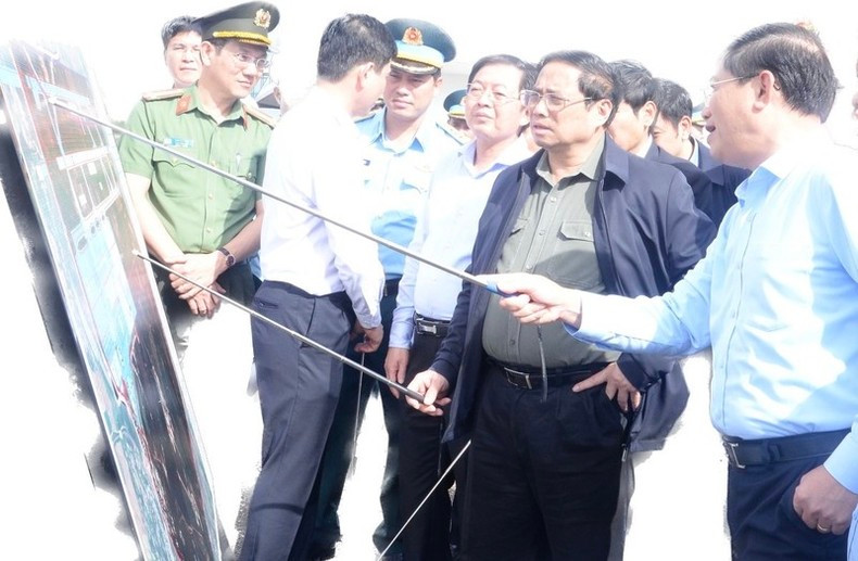 El primer ministro de Vietnam, Pham Minh Chinh, en el evento.