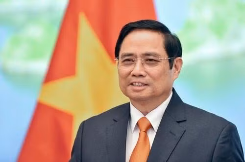 El primer ministro de Vietnam Pham Minh Chinh (Fotografía: VOV)