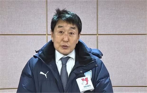 El presidente del club Cheonan City, Ahn Byung-mo (Fotografía: VNA)
