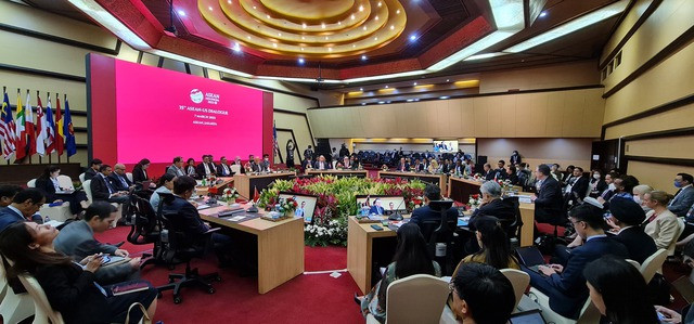 En el 35 Diálogo Asean-Estados Unidos (Fotografía: baochinhphu.vn)