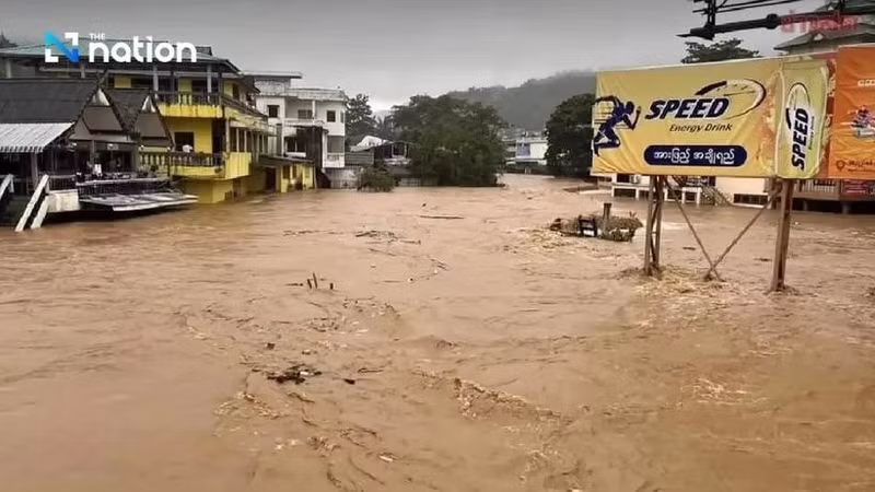 Inundaciones en Tailandia. (Foto: The Nation)