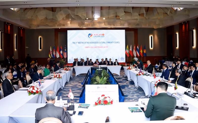 En la 31 Reunión del Consejo Comunitario Sociocultural de la Asean (Foto: VNA)