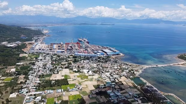 Una vista de la zona económica de Van Phong (Foto: VNA)