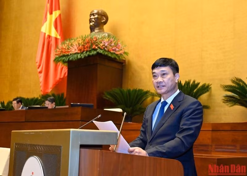 El jefe del Comité de Asuntos Económicos del Parlamento, Vu Hong Thanh.