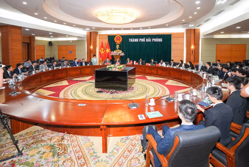 En el evento (Foto: haiphong.gov.vn)