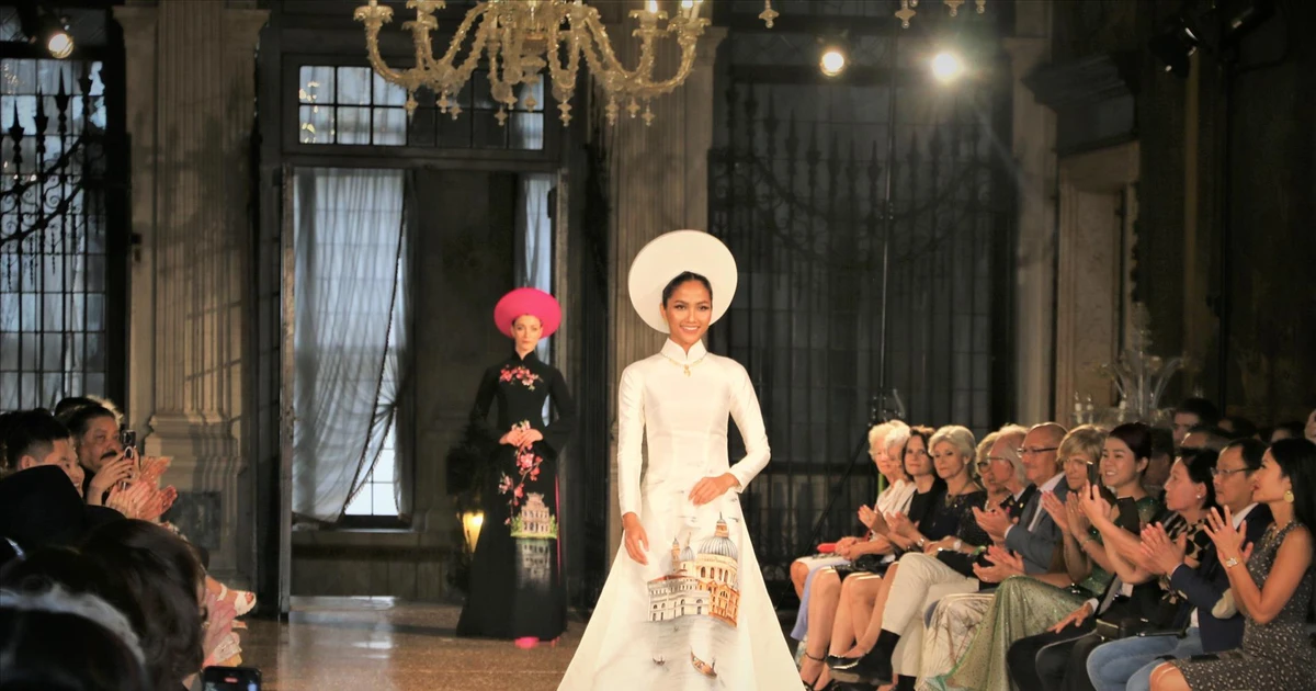 Desfile de moda divulga imagen de Vietnam entre amigos italianos