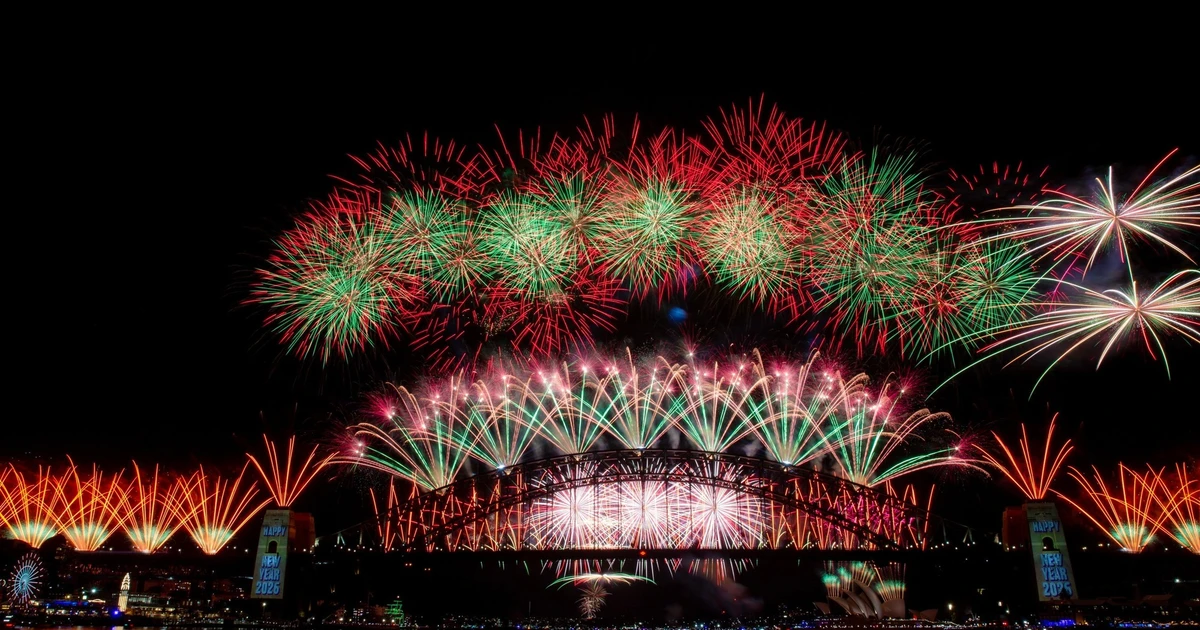 [Foto] Países de todo el mundo celebran la llegada del Año Nuevo 2026