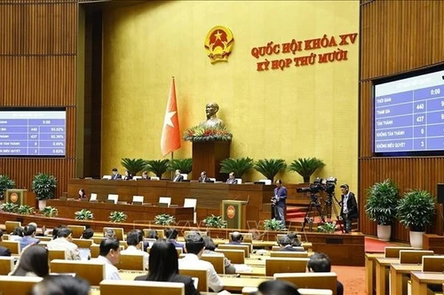 En la reunión. (Foto: VNA)