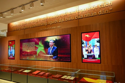 Vista del Museo de la Asamblea Nacional de Vietnam. (Foto: Nhan Dan)