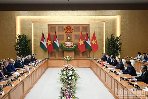 Panorama de la reunión. (Foto: Nhan Dan)