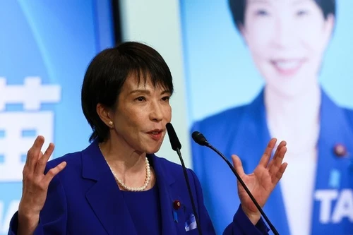 La primera ministra de Japón, Sanae Takaichi. (Foto: Xinhua)
