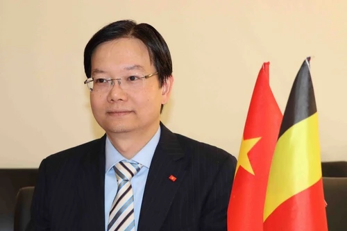 Tran Ngoc Quan, consejero y jefe de la Oficina Comercial de Vietnam en Bélgica y ante la UE. (Foto: VNA)