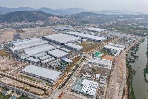 El parque industrial de Song Khoai en Quang Ngai. (Foto: VNA)