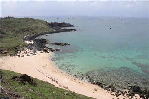 Una esquina de la isla de Phu Quy. (Foto: VNA)