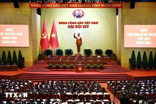 El XIV Congreso del Partido Comunista de Vietnam (Foto: VNA)