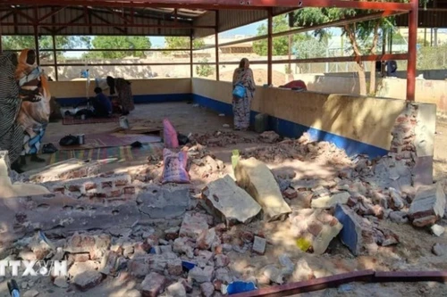 Un hospital dañado tras los combates entre las Fuerzas Armadas de Sudán y las Fuerzas de Apoyo Rápido en la ciudad de El Fasher, estado de Darfur del Norte. (Foto: VNA)