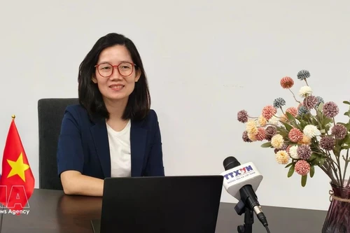 Tran Thi Thanh My, jefa de la Oficina Comercial de Vietnam en Australia. (Foto: VNA)