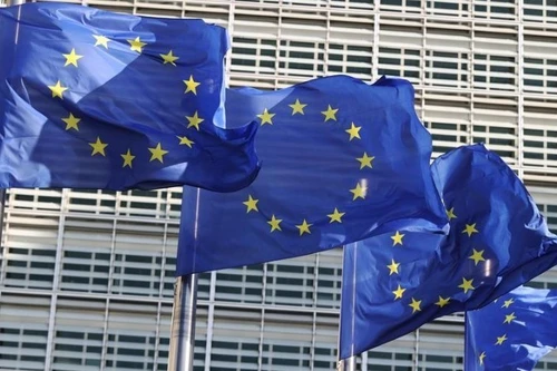 Bandera de la Unión Europea. (Foto: Xinhua)