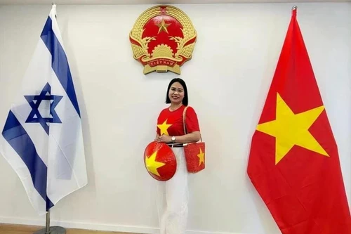 Truong Thi Hong, presidenta de la Asociación de Vietnamitas en Israel. (Foto: VNA)