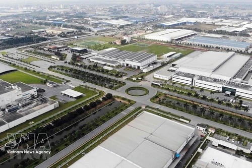 El Parque Industrial Thang Long II se encuentra en los distritos de Yen My y My Hao, en la provincia de Hung Yen. (Foto: VNA)