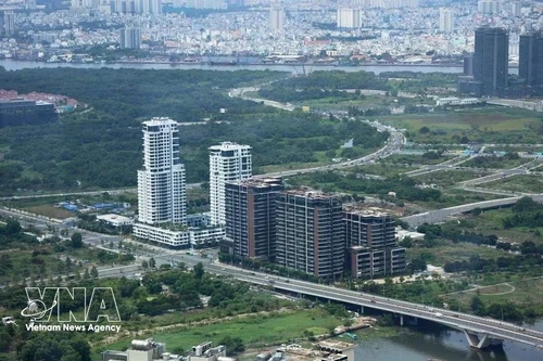 El mercado inmobiliario en la zona este de Ciudad Ho Chi Minh. (Foto: VNA)