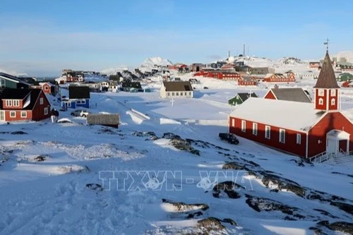 Escena de la ciudad de Nuuk, Groenlandia (Foto: VNA)