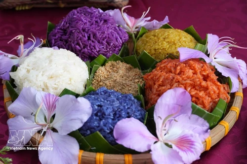 Un plato de arroz glutinoso vietnamita (Foto: VNA)