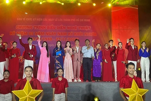 Artistas participantes en el programa. (Foto: Comité Organizador)