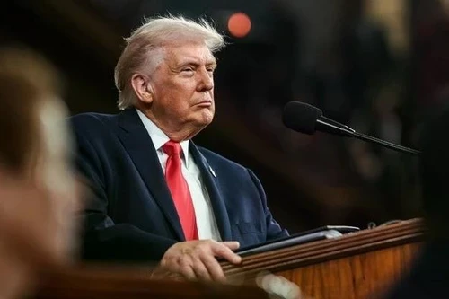 El presidente de Estados Unidos, Donald Trump, presenta el Mensaje sobre el Estado de la Unión en el Capitolio, en Washington D.C., el 24 de febrero de 2026. (Foto: whitehouse.gov)