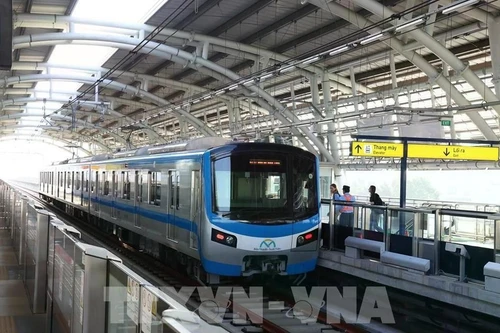 Ciudad Ho Chi Minh planea desarrollar un sistema de metro con 27 líneas y más de 1000 km de longitud. (Foto: VNA)