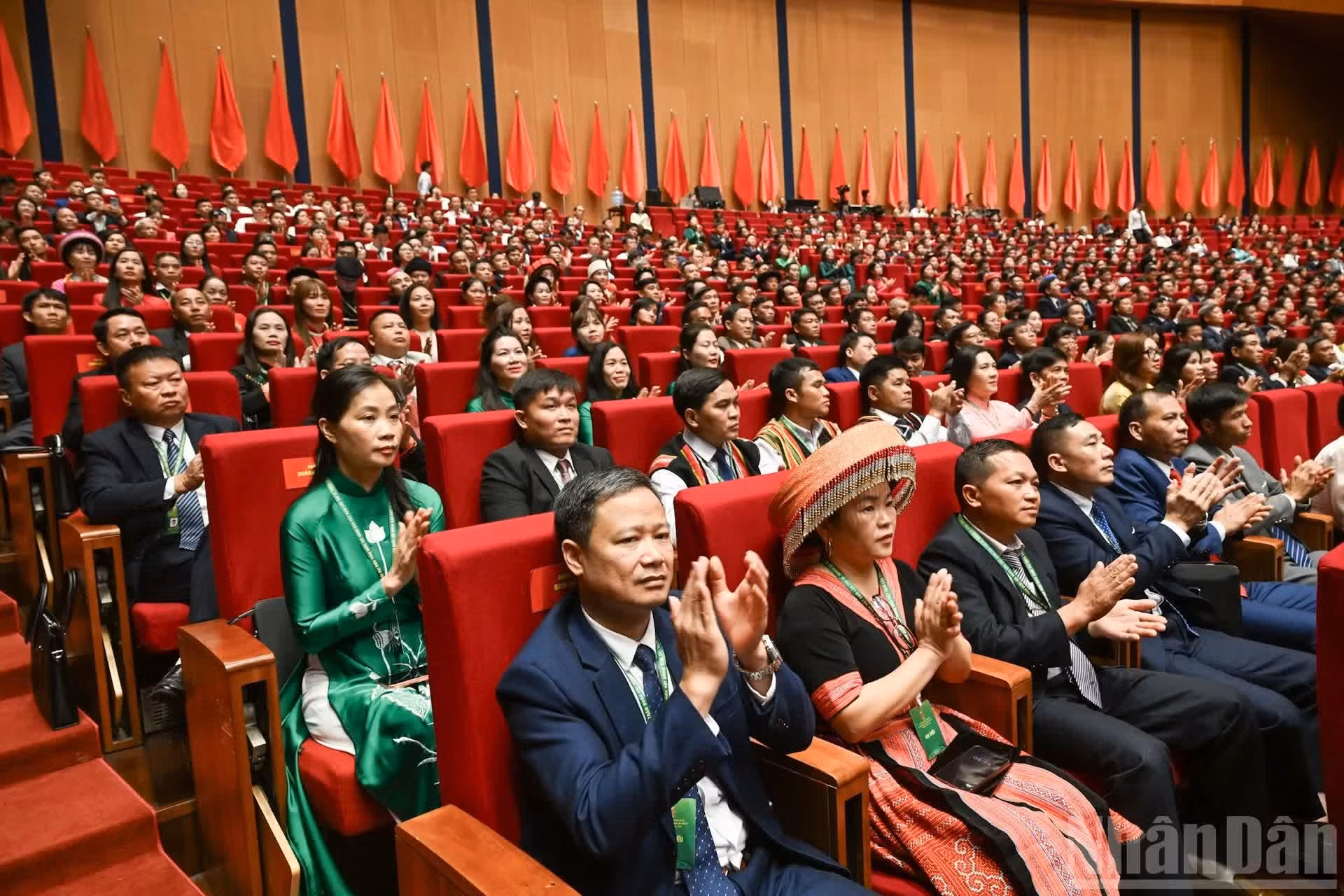 Delegados al acto.