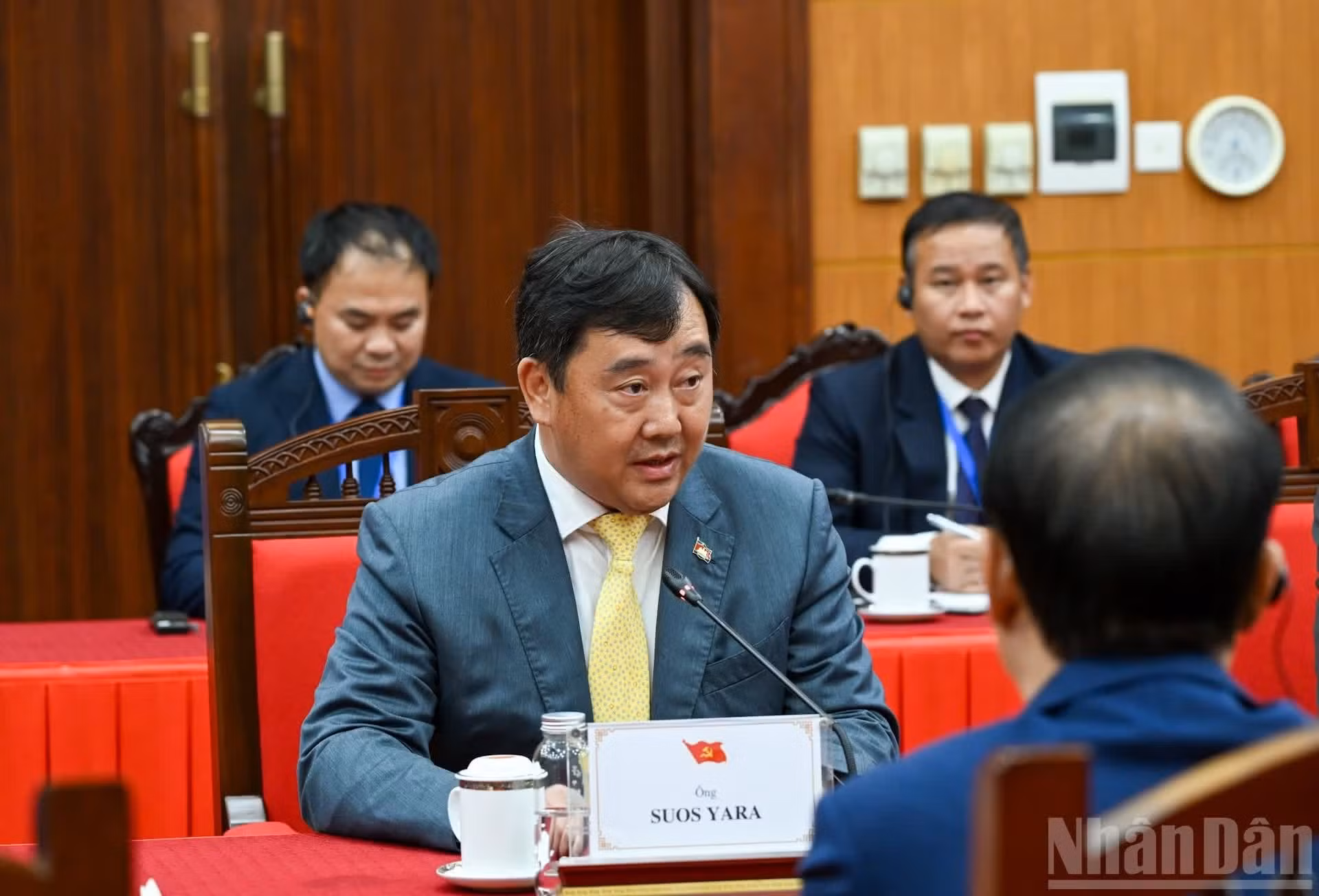 Sous Yara, jefe de la Comisión de Asuntos Exteriores y Cooperación Internacional de la Asamblea Nacional de Camboya.