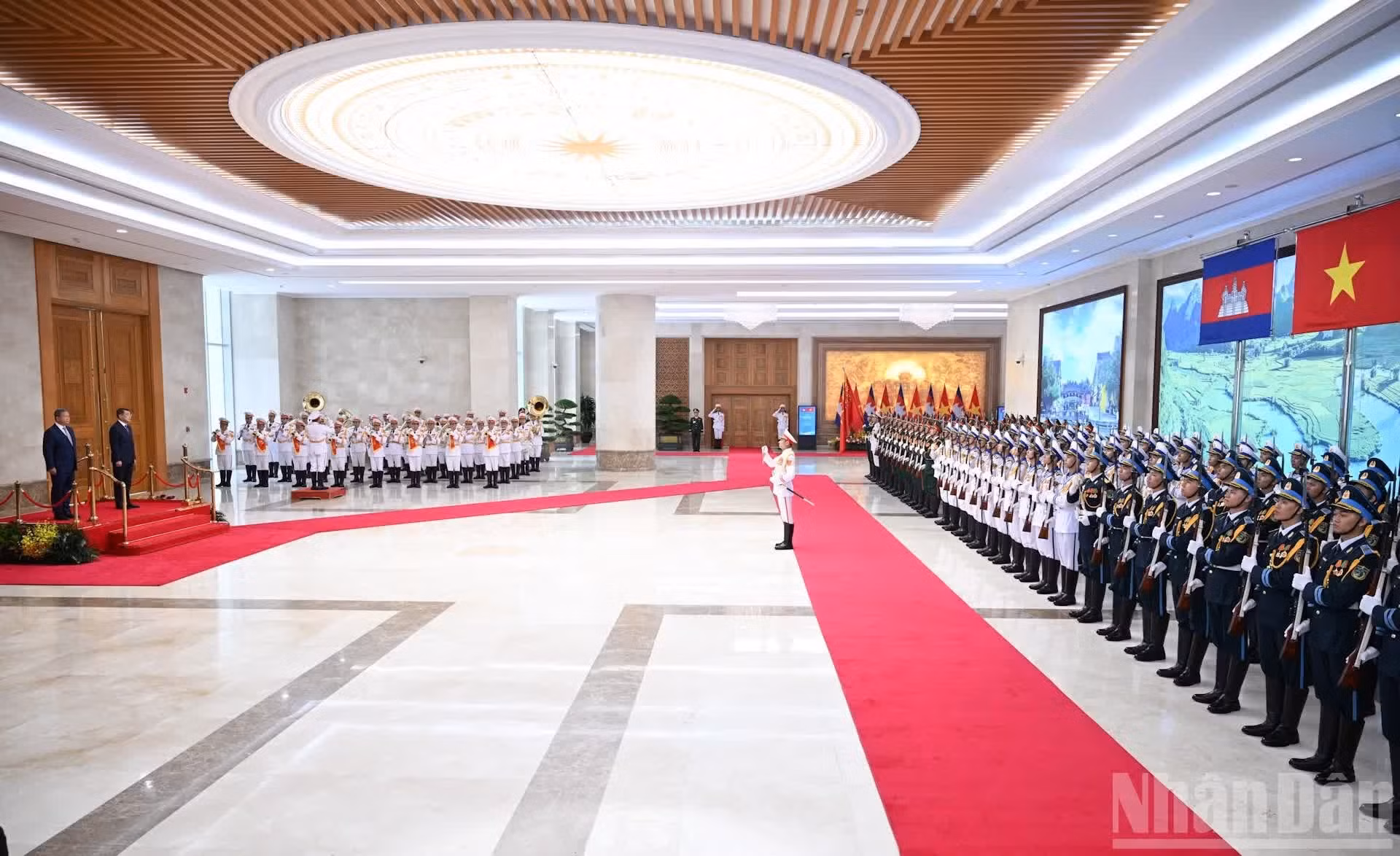 Panorama de la ceremonia.
