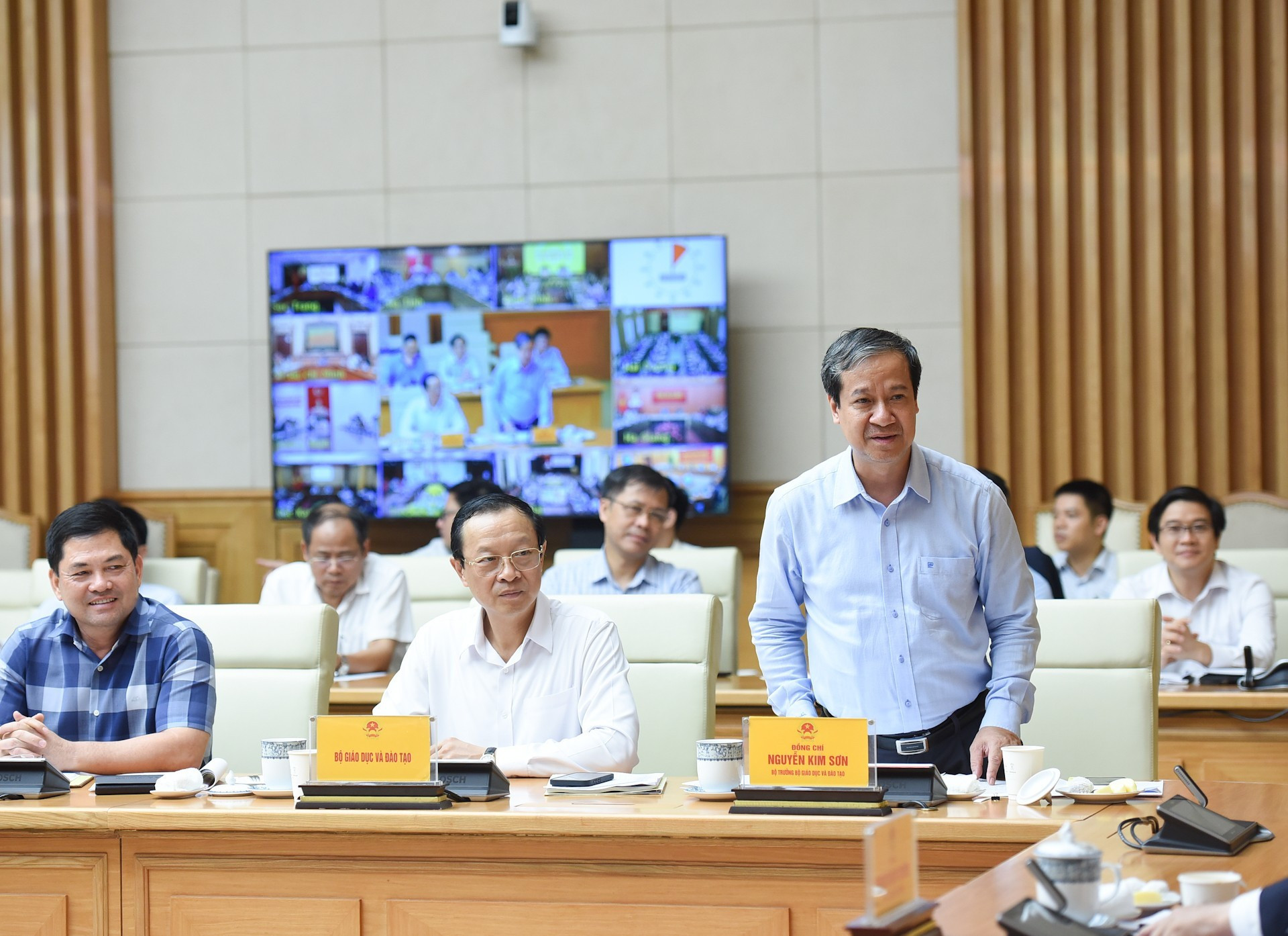 El ministro de Educación y Formación, Nguyen Kim Son.