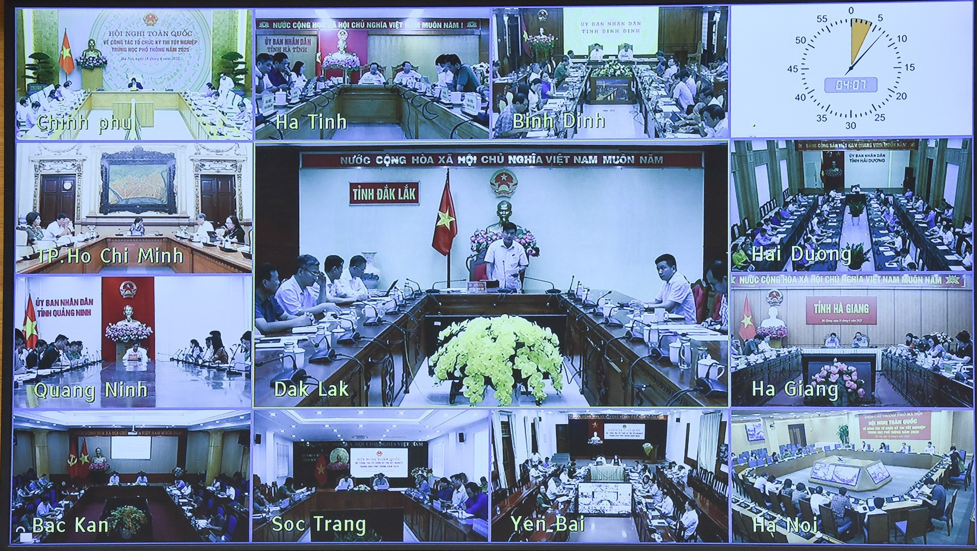 La cita se celebra de manera presencial en la sede del Gobierno, con puntos de videoconferencia en las demás 62 provincias y ciudades.