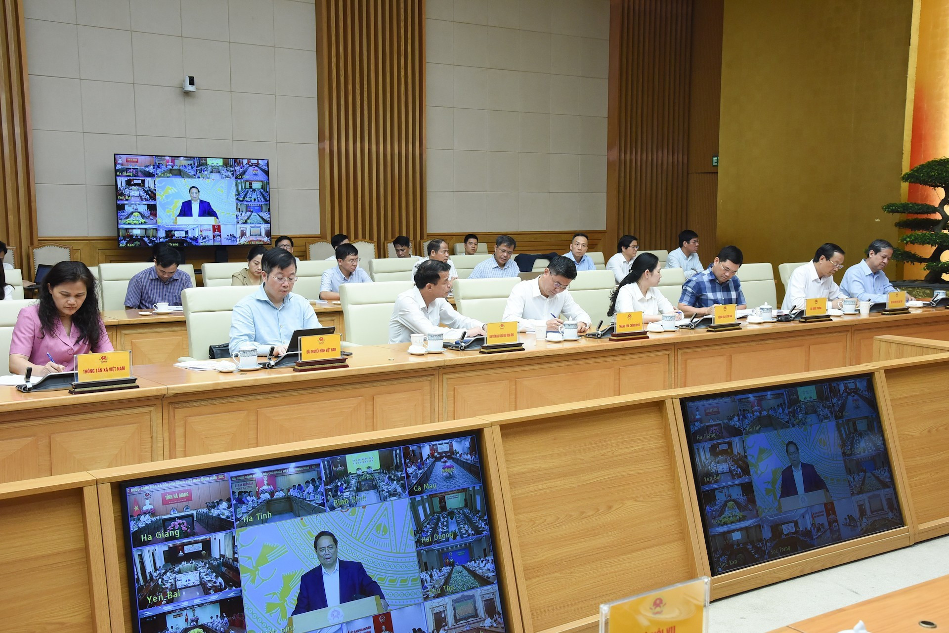 Delegados a la cita.