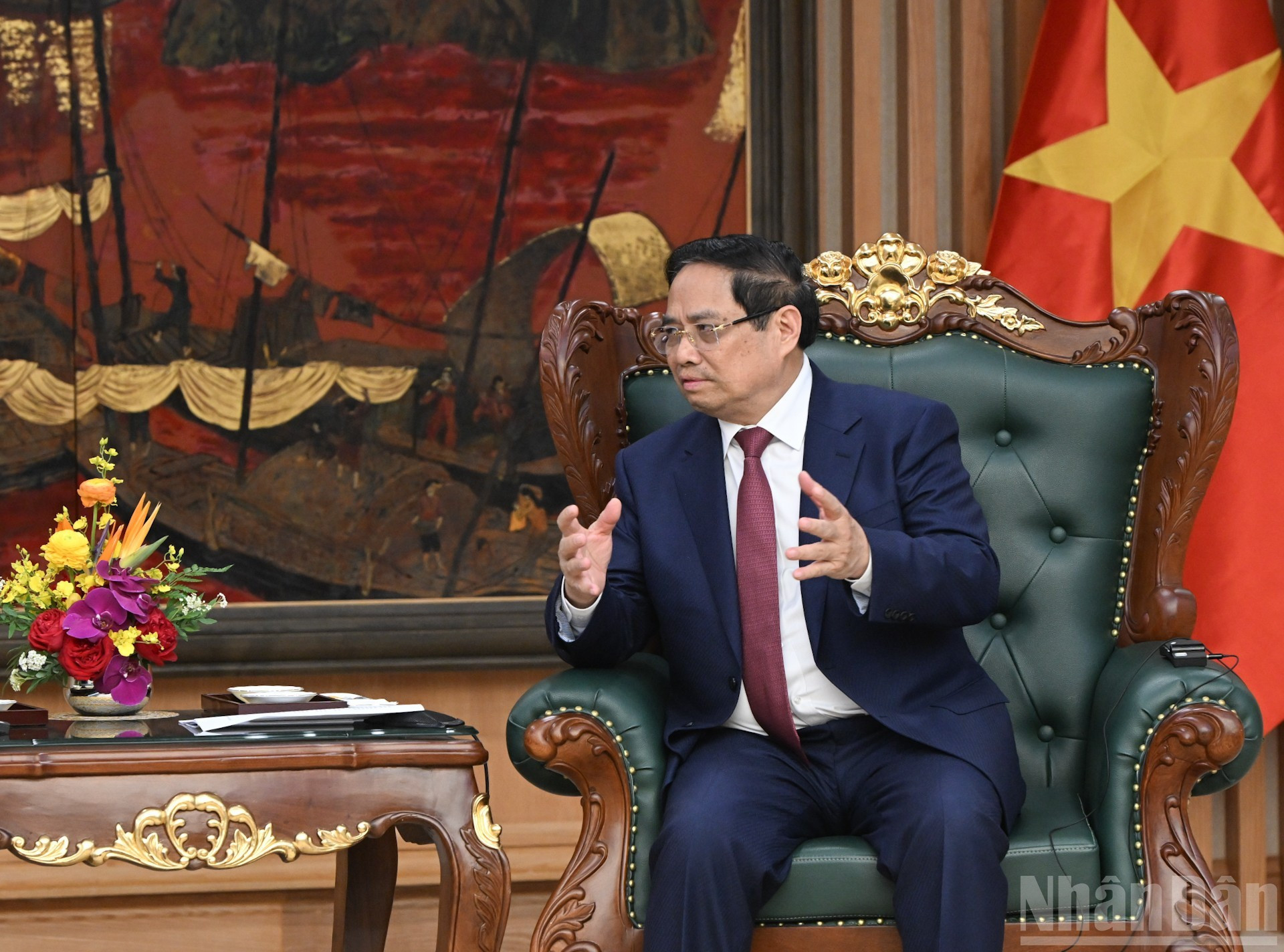 El premier Pham Minh Chinh da palabras.