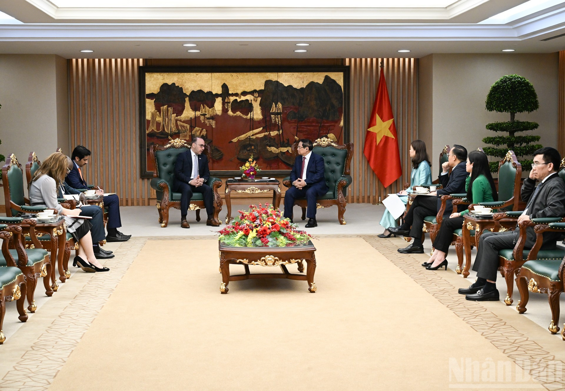 Vista de la reunión.