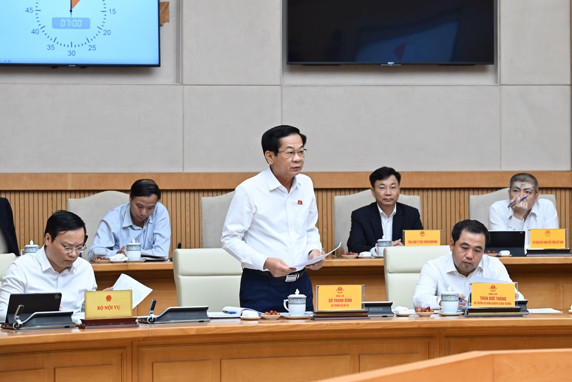 El ministro del Interior, Do Thanh Binh.