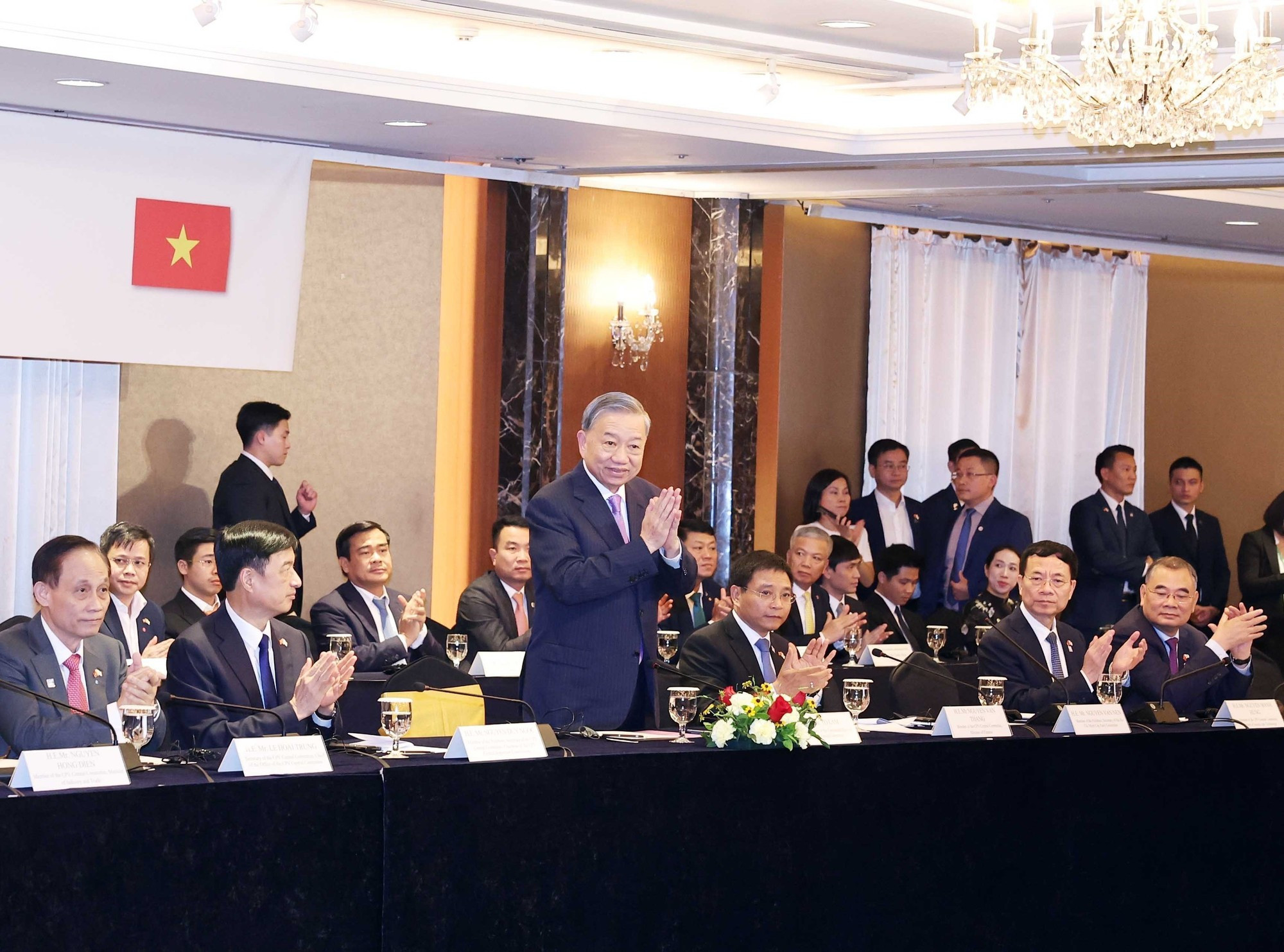 El secretario general del Partido Comunista de Vietnam, To Lam, en la cita.