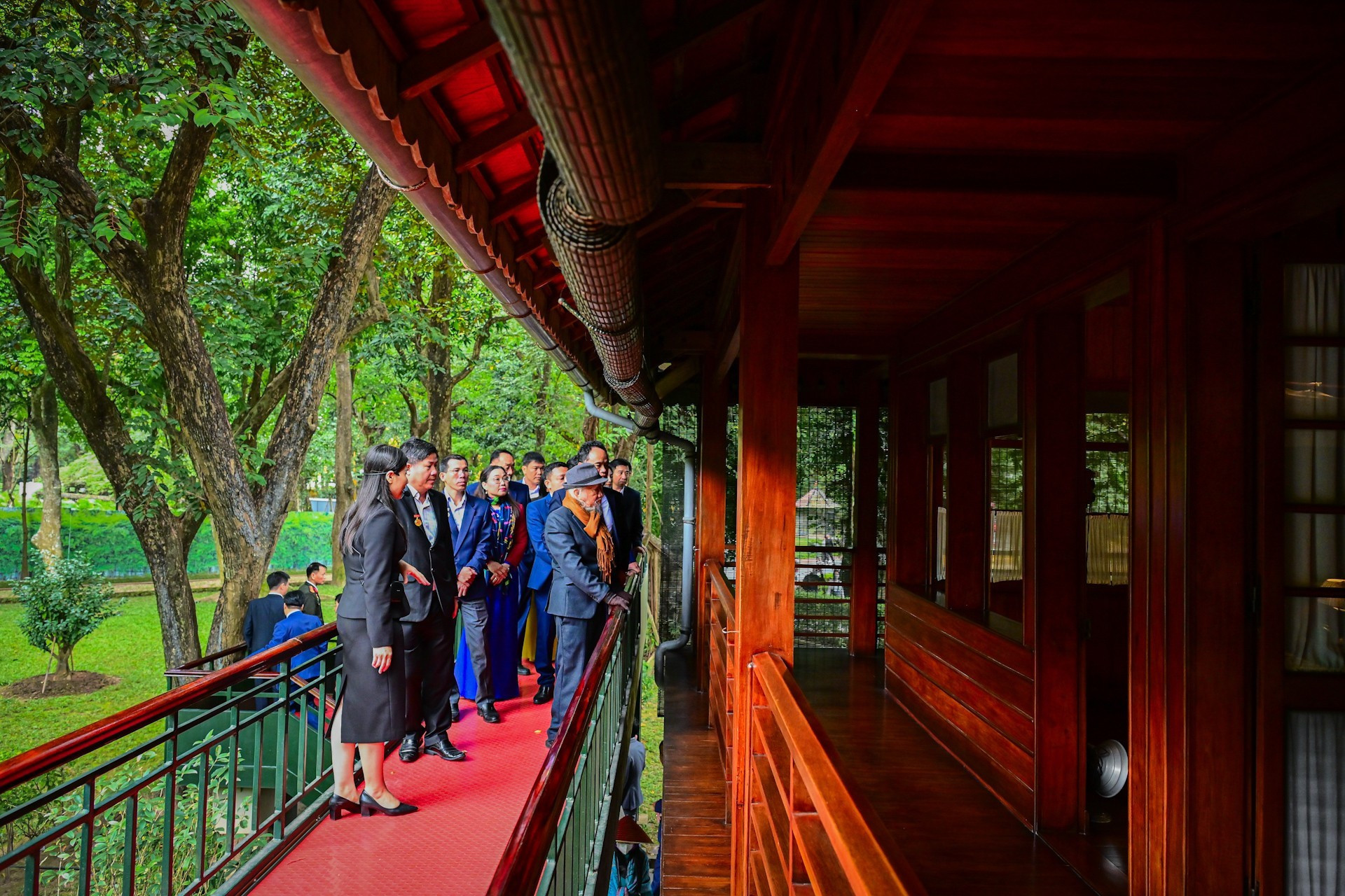El palafito del Tío Ho, donde vivió y trabajó desde mayo de 1958 hasta agosto de 1969.